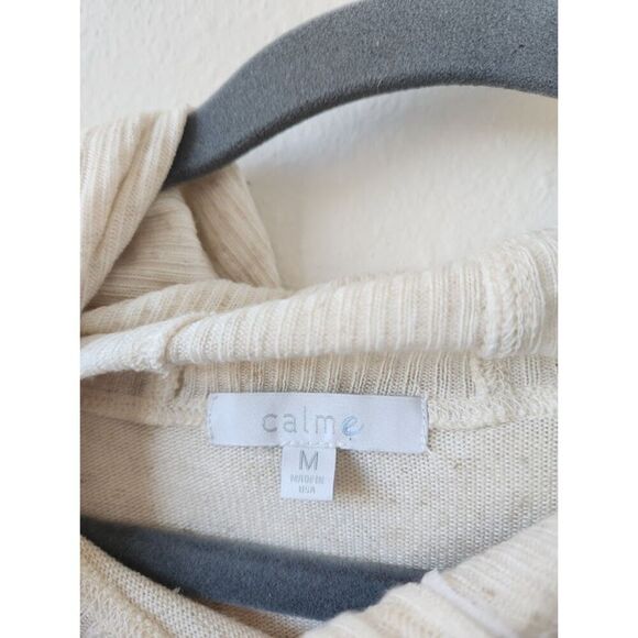 Johnny Was Calme Hooded Cozy Tee Sweater Top | Size M - Picture 3 of 5